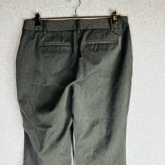 Talbots Womans 10P Petite Curvy Barely Boot Cut Dress Pants Grey Thick Stretch - Picture 6 of 7